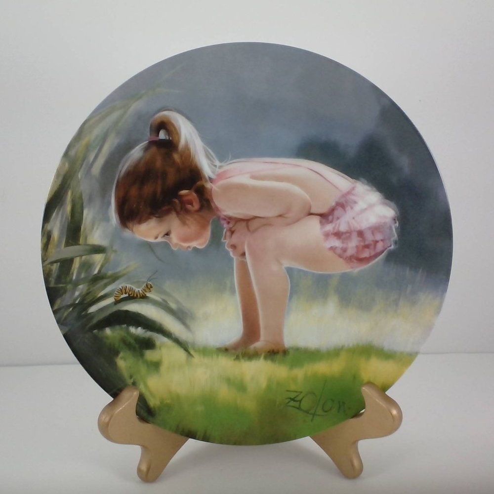 "Small Wonder" Wonder of Childhood Plate Col.. 4th issue #3396A, 1985
